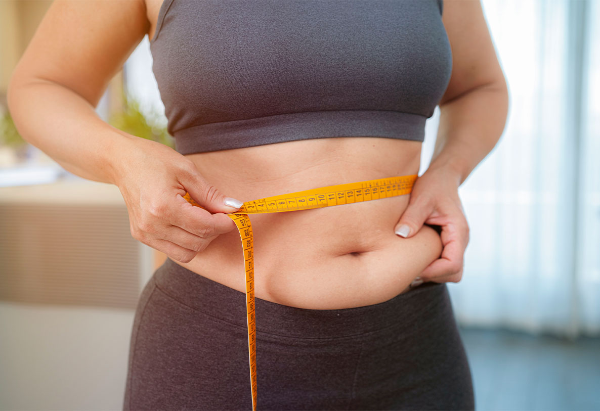 patient in Williamsburg, VA before receiving a abdominoplasty
