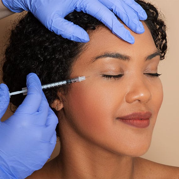 woman in Newport News, VA, getting dermal fillers